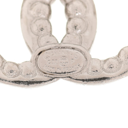 Chanel Crystal Pearl CC Earrings Silver 4 of 5