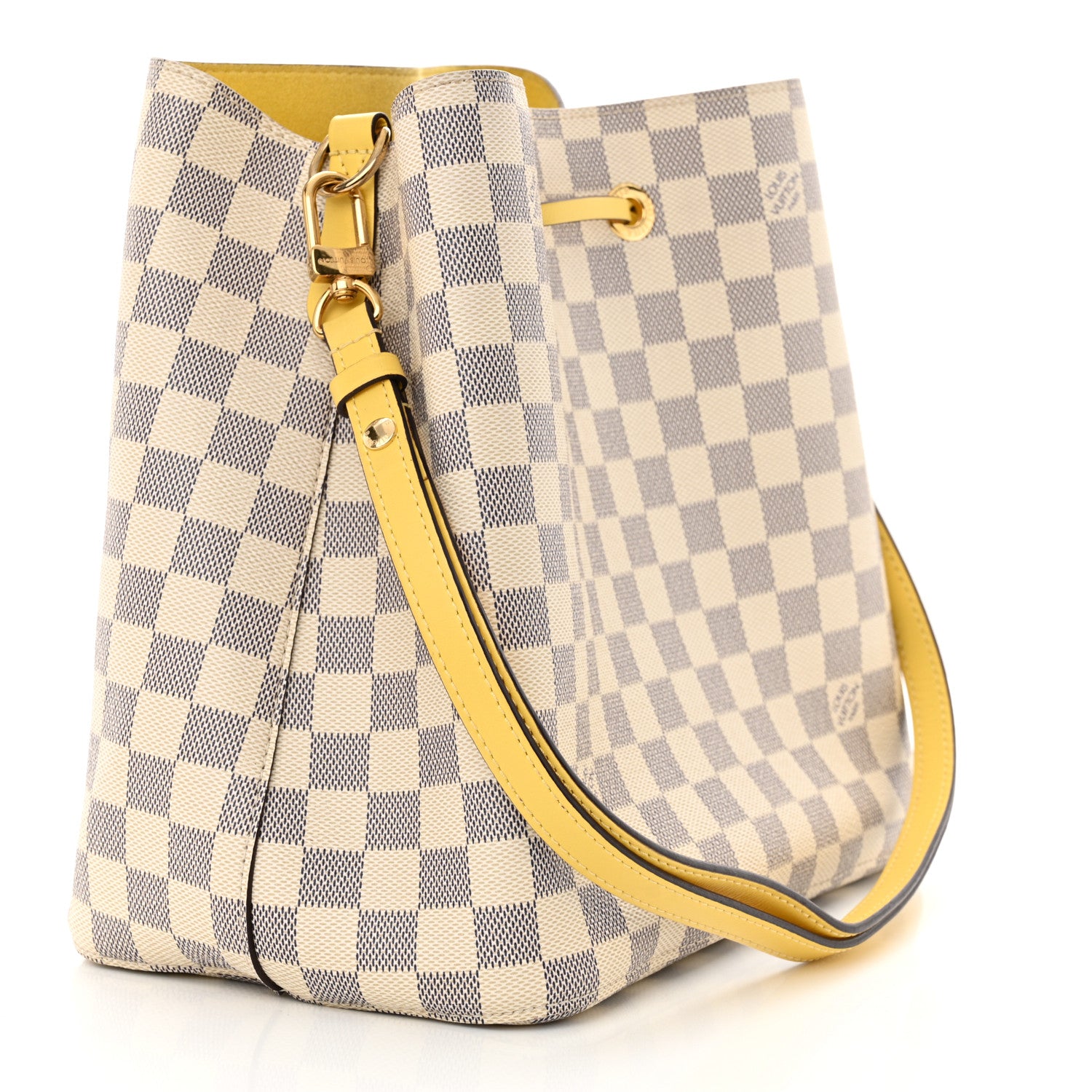 Louis Vuitton Damier Azur Neonoe MM Pineapple 3 of 12