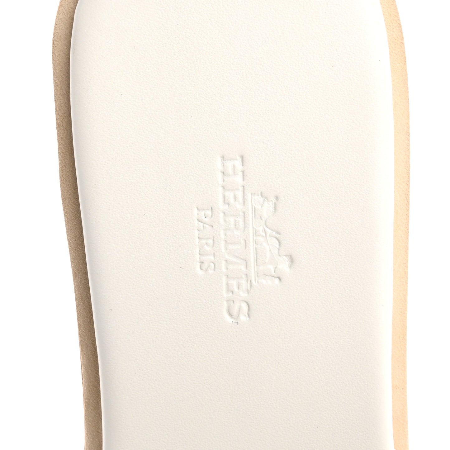 Calfskin Cork Eze 30 Sandals 38 White