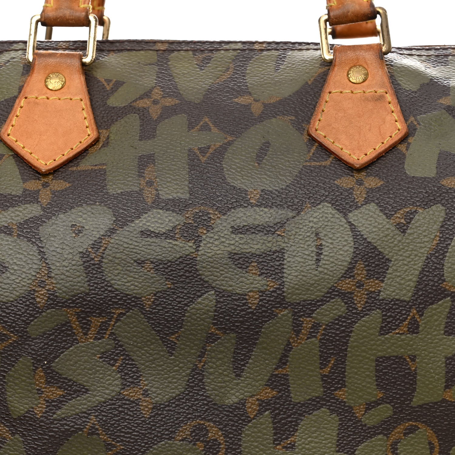 Louis Vuitton Monogram Graffiti Speedy 30 Kaki 11 of 19