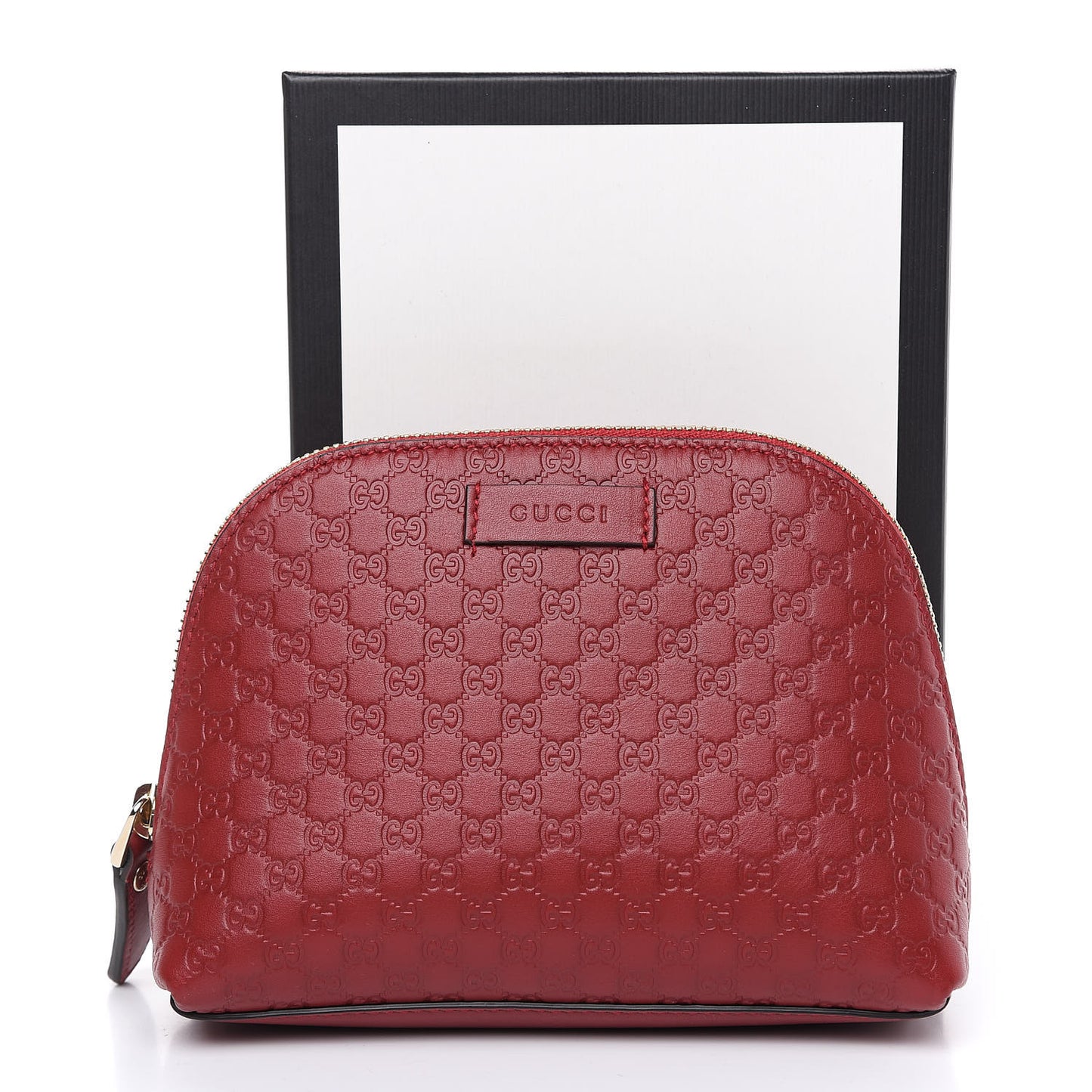 Microguccissima GG Cosmetic Case Red