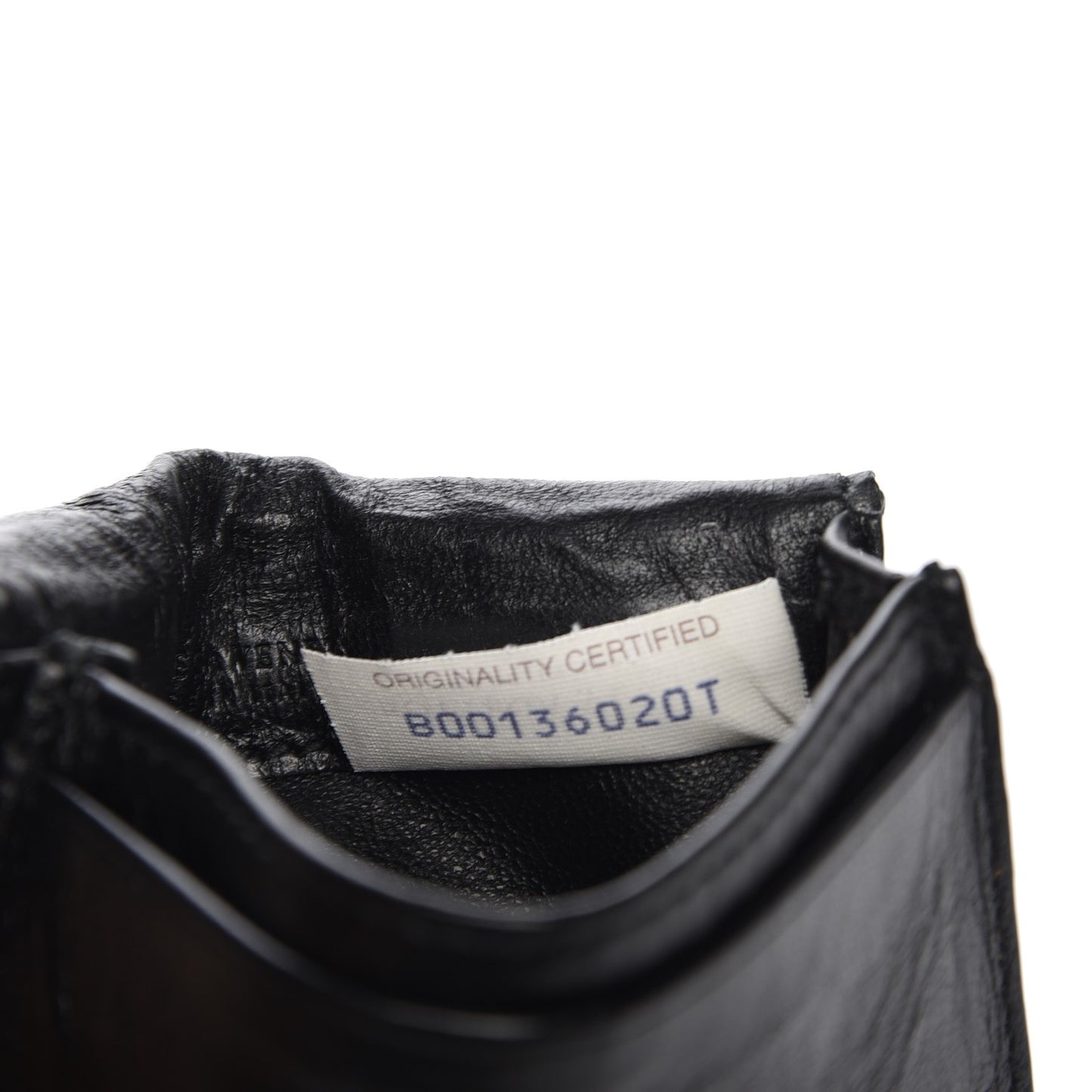 Washed Nappa Intrecciato Card Case Nero Black