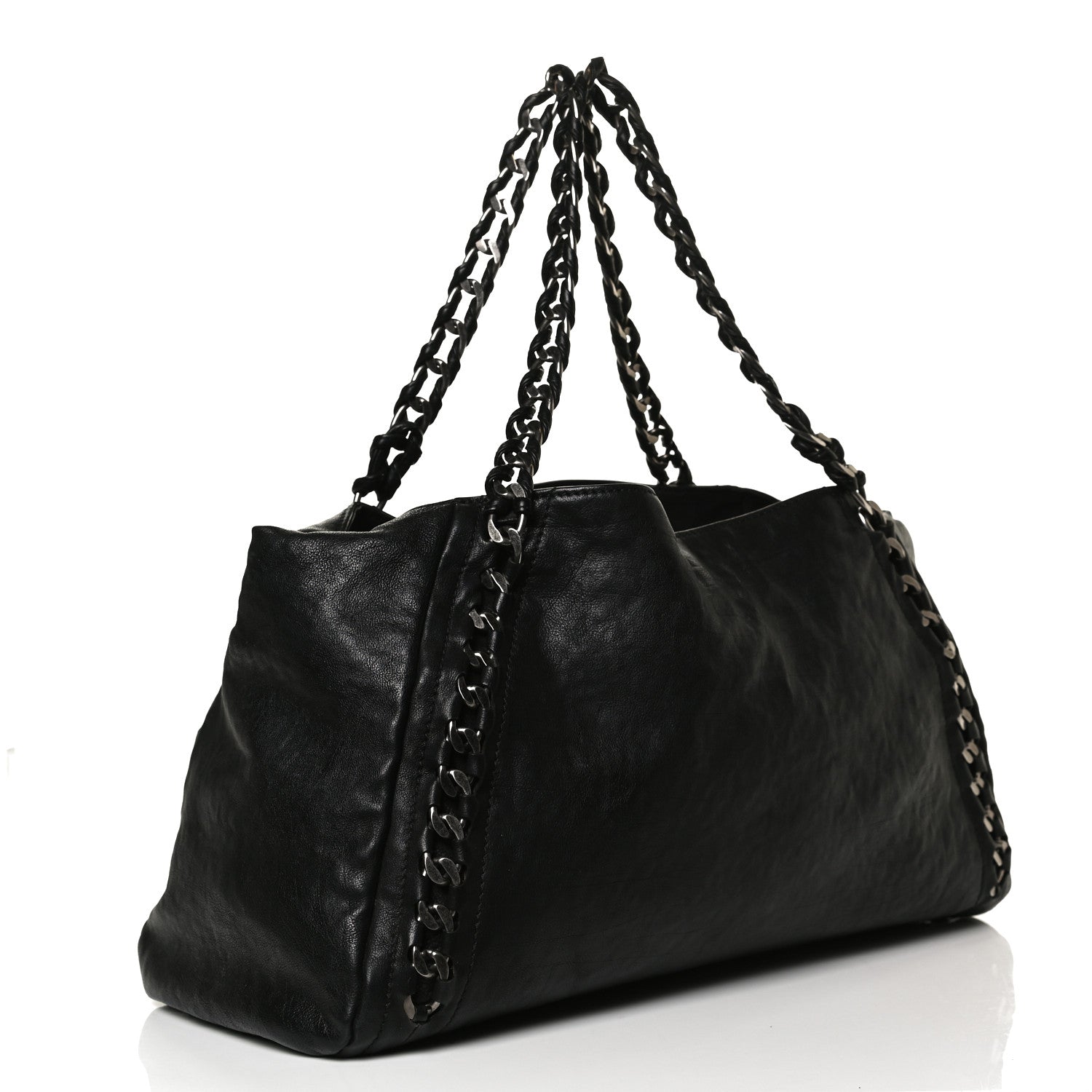 Chanel Calfskin East West Modern Chain Tote Black 4 of 26