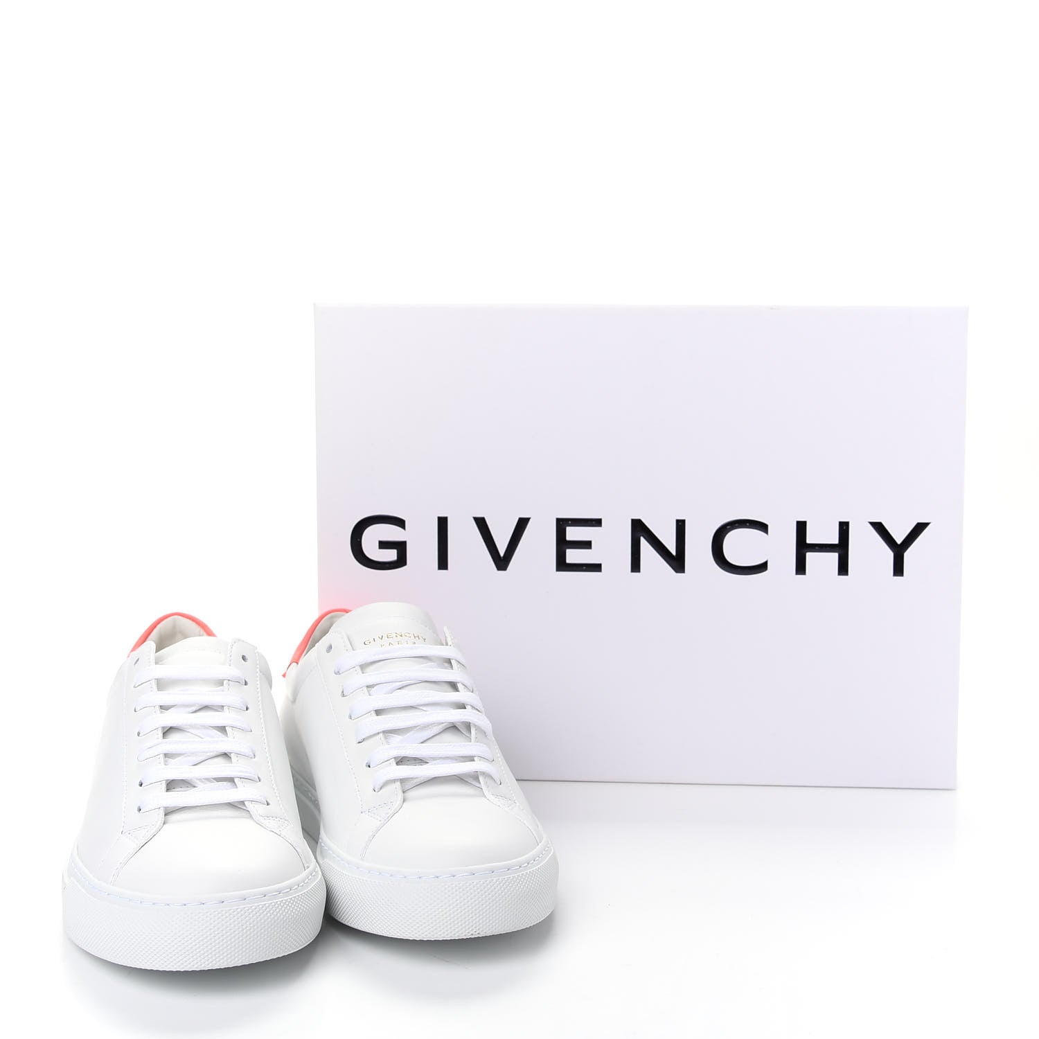 Givenchy Calfskin Womens Urban Street Sneakers 38 White Neon Pink 11 of 11