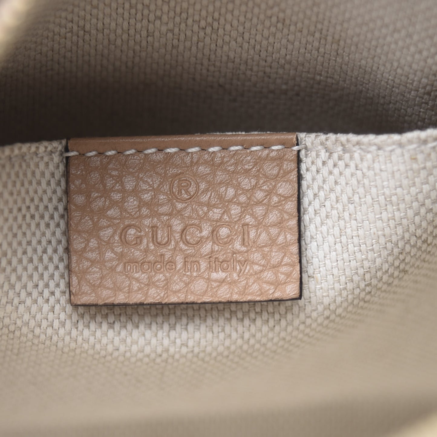 Pebbled Calfskin Small Soho Disco Bag Camelia