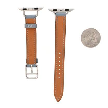 Hermes Swift 32mm Apple Watch Single Tour Band Bleu Glacier 2 of 5