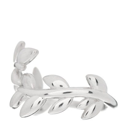 Tiffany Sterling Silver Paloma Picasso Olive Leaf Bypass Ring 53 6.5 3 of 5