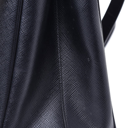 Prada Saffiano Small Galleria Double Zip Tote Black 9 of 9