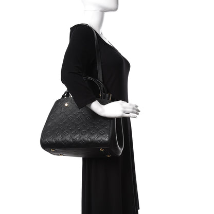 Louis Vuitton Empreinte Montaigne MM Black 2 of 12