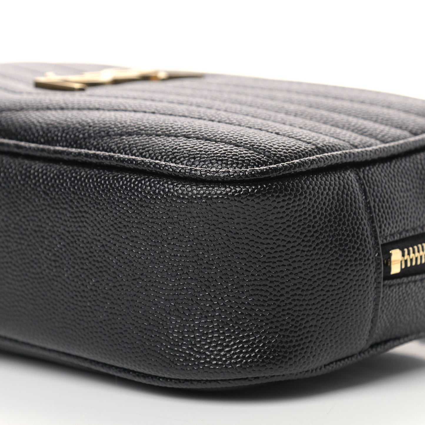 Grain De Poudre Matelasse Monogram Mini Lou Camera Bag Black