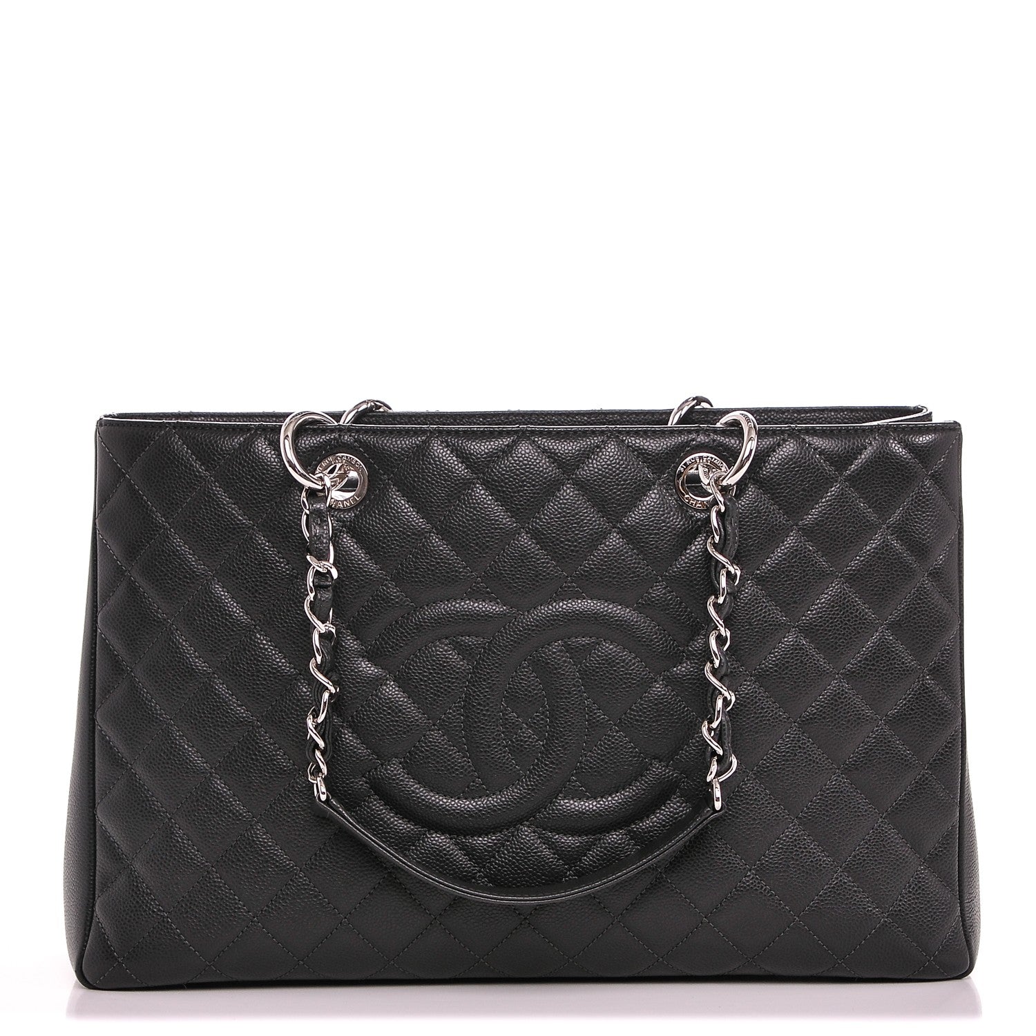Chanel Caviar Quilted XL Grand Shopping Tote GST Grey 1 of 7