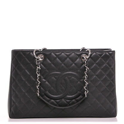 Chanel Caviar Quilted XL Grand Shopping Tote GST Grey 1 of 7