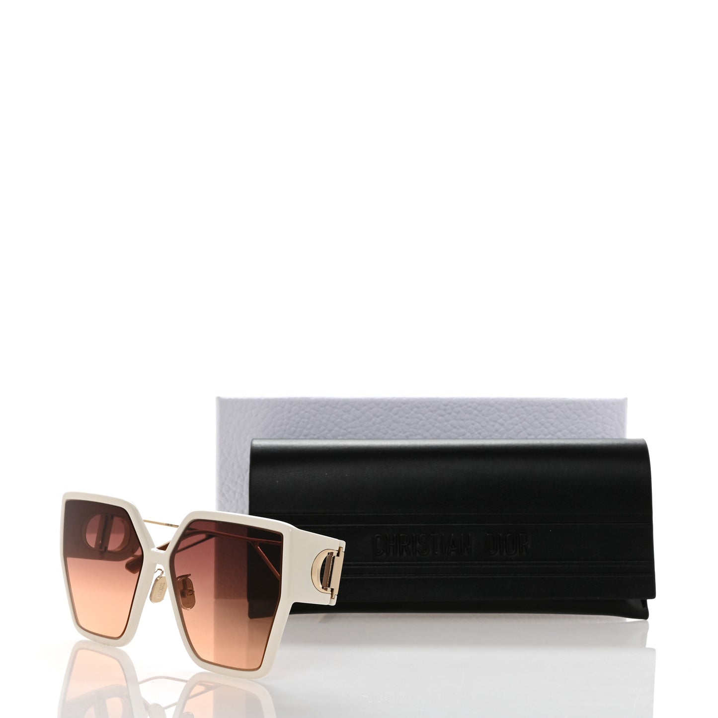 Rectangular 30 Montaigne 1 Sunglasses Black