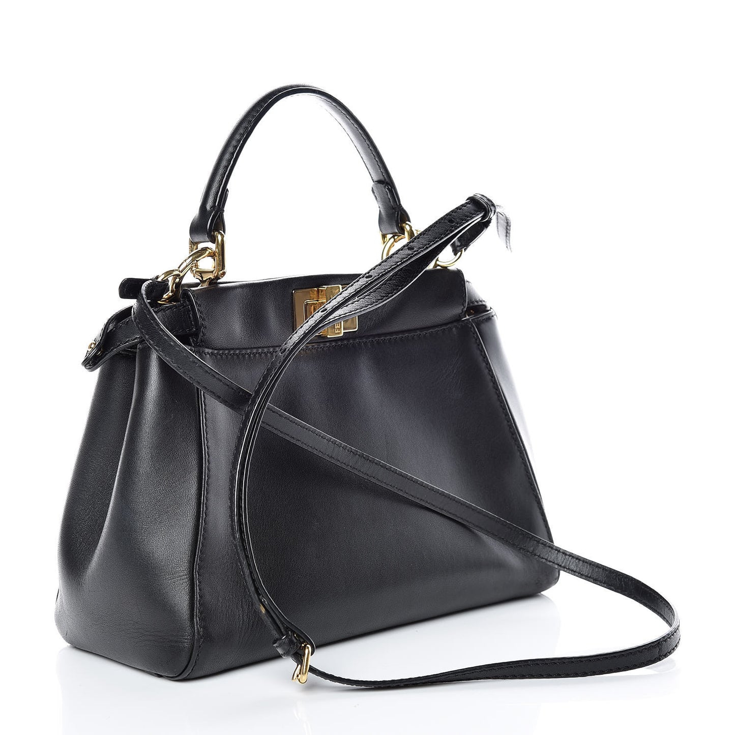 Nappa Mini Peekaboo Iconic Satchel Black