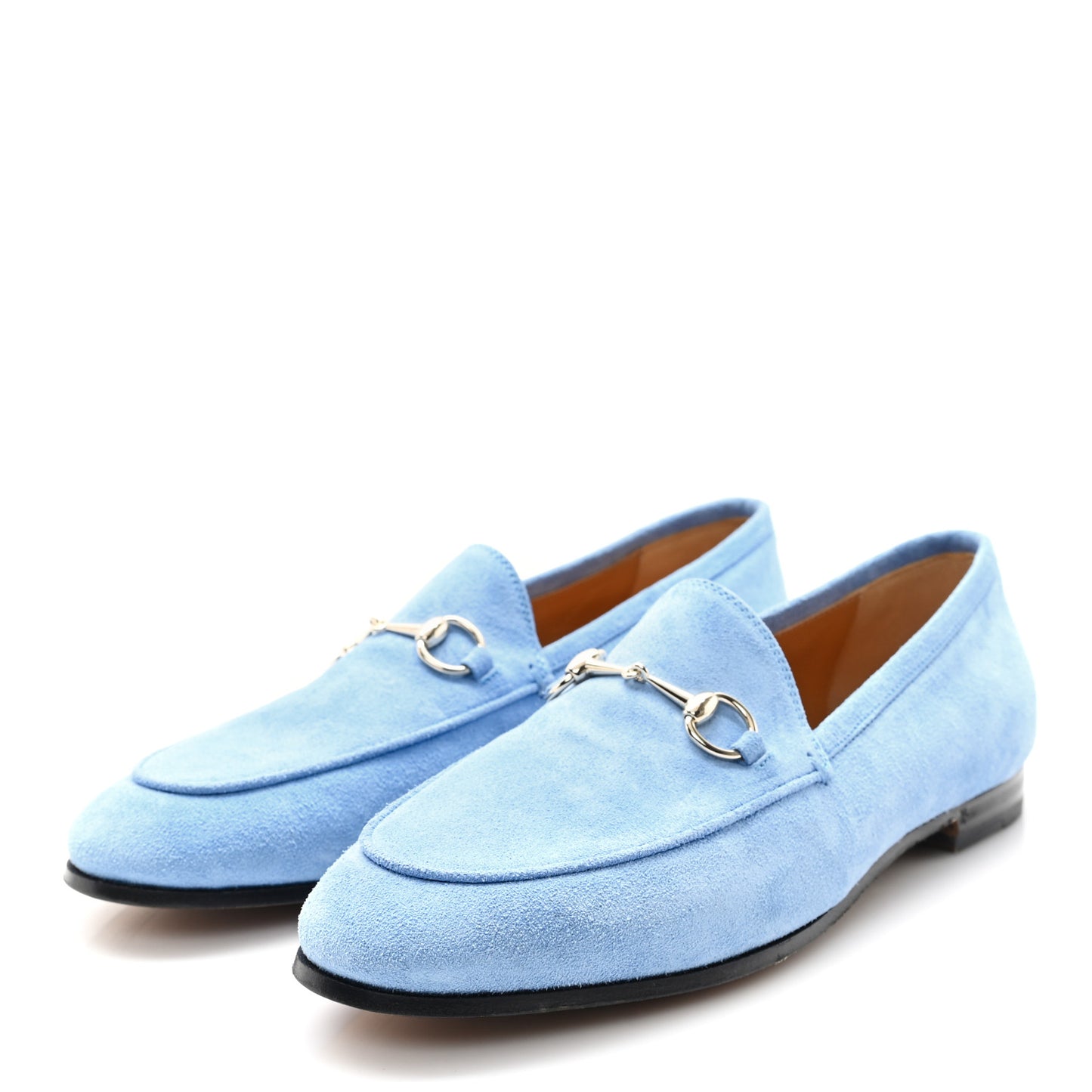 Suede Horsebit Womens Jordaan Loafers  38.5 Glacial Blue