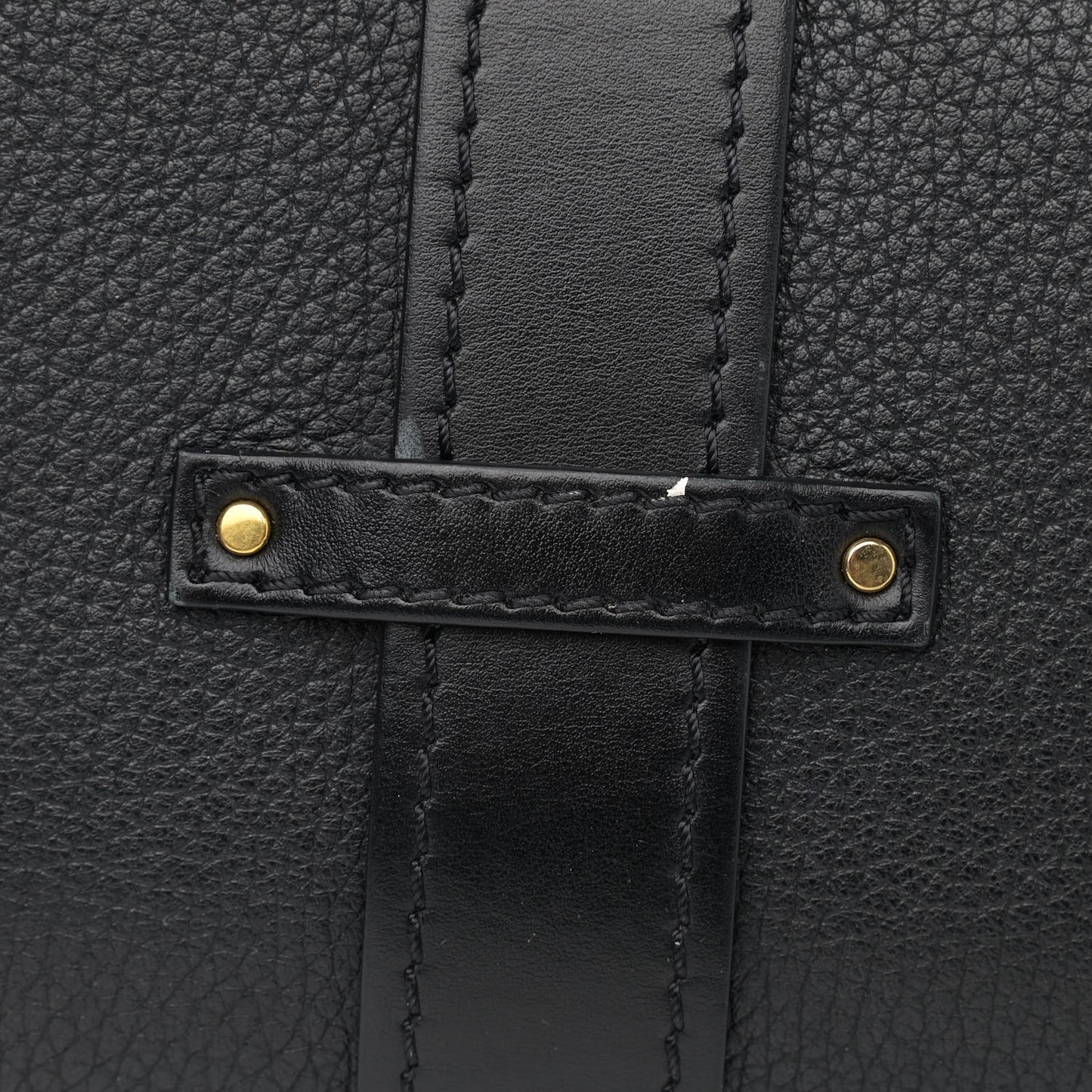 Grained Calfskin Medium Aby Day Shoulder Bag Black