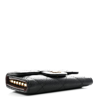 Chanel Caviar Quilted 6 Key Holder Black 4 of 9