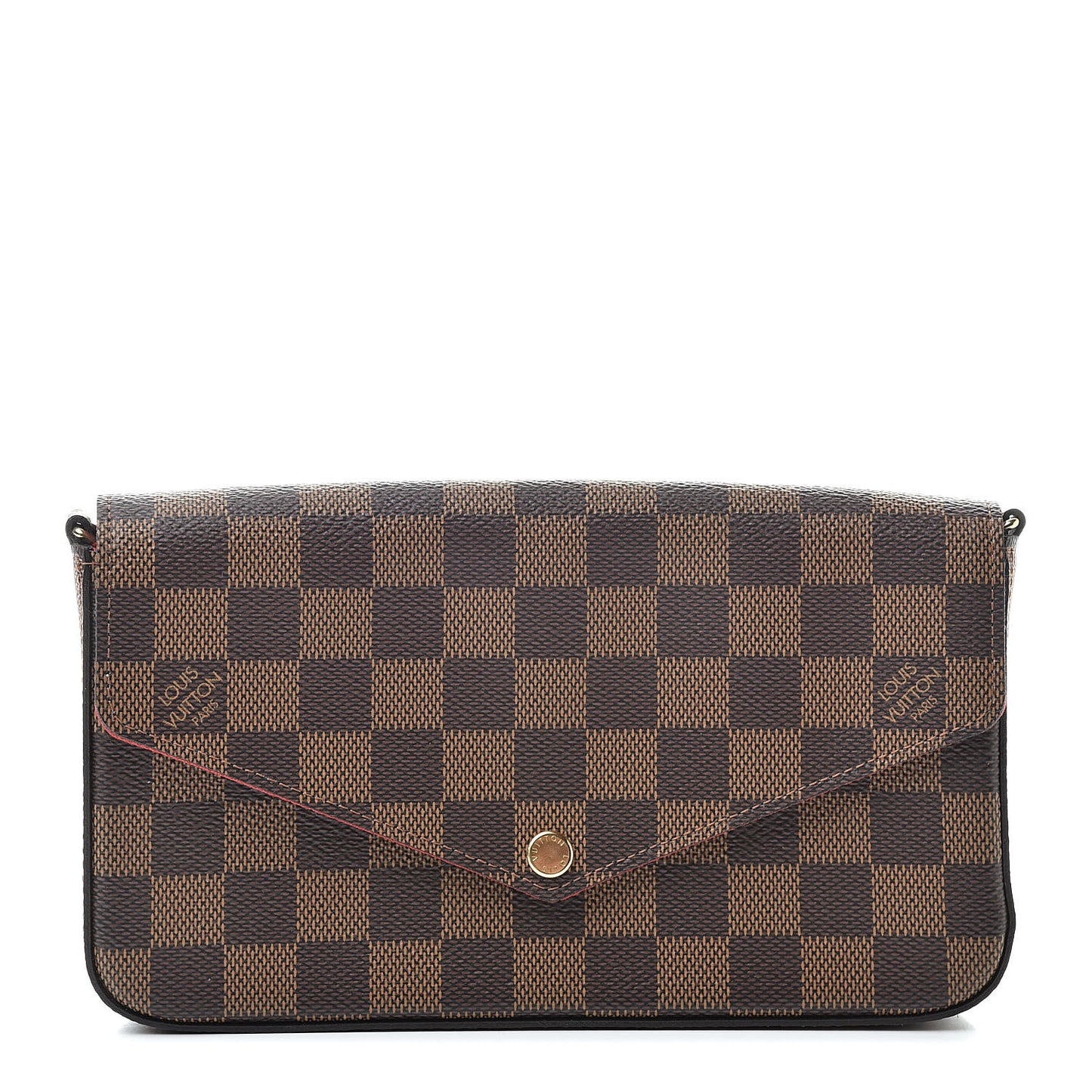 Damier Ebene Pochette Felicie Chain Wallet