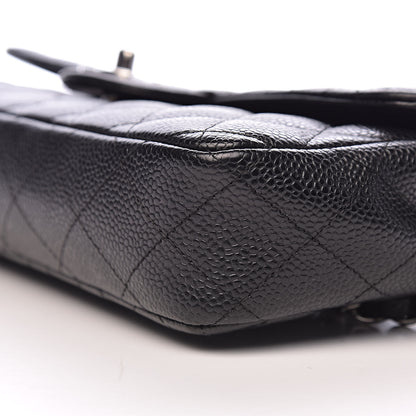 Chanel Caviar Quilted East West Flap Black 9 of 11