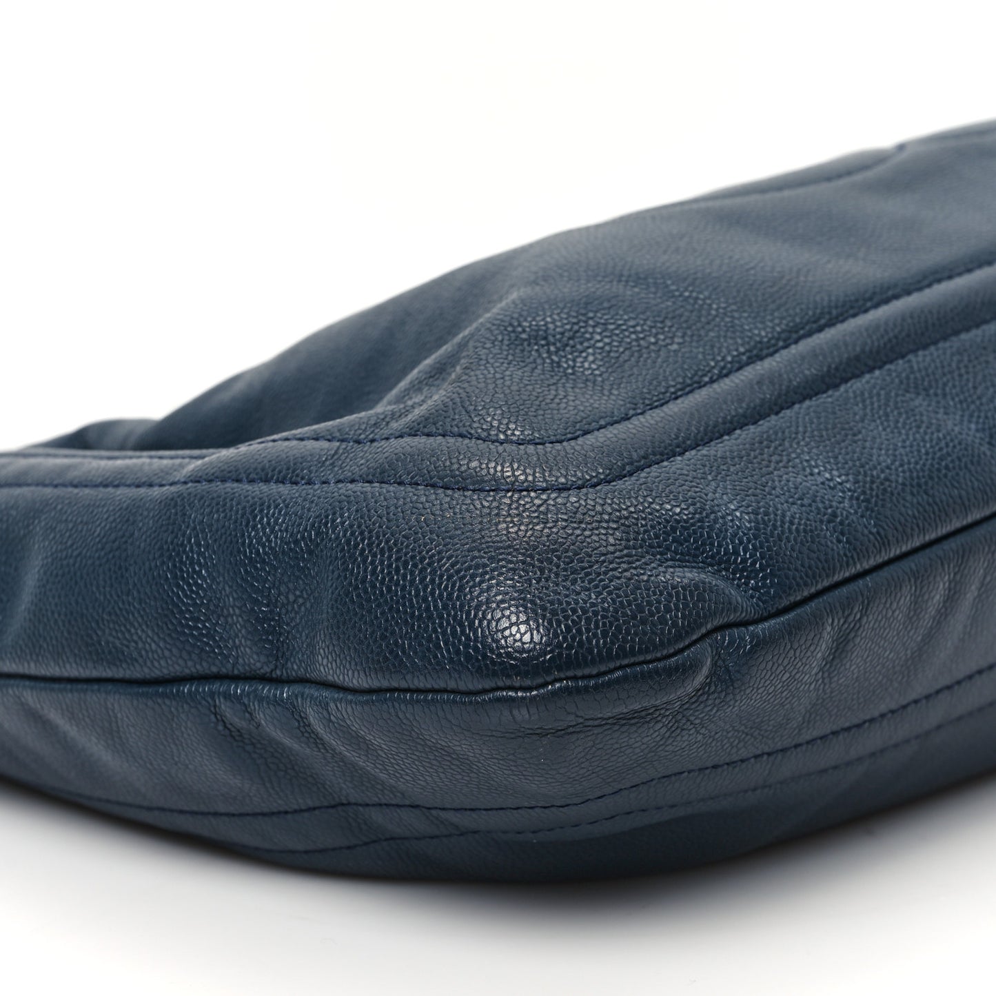 Caviar CC Timeless Shopping Tote Navy