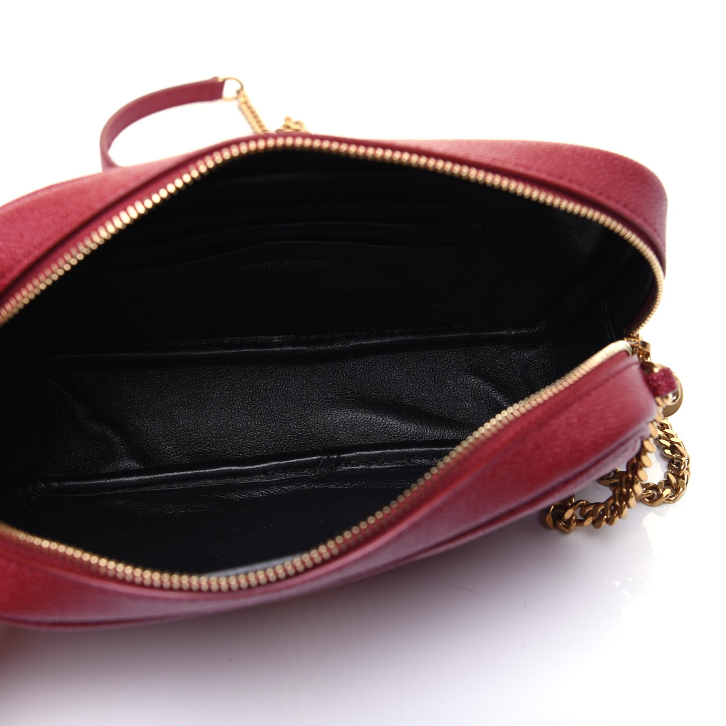 Grain De Poudre Matelasse Monogram Mini Lou Camera Bag Eros Red