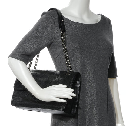 Chanel Calfskin CC Crave Reissue Jumbo Flap Black 2 of 8