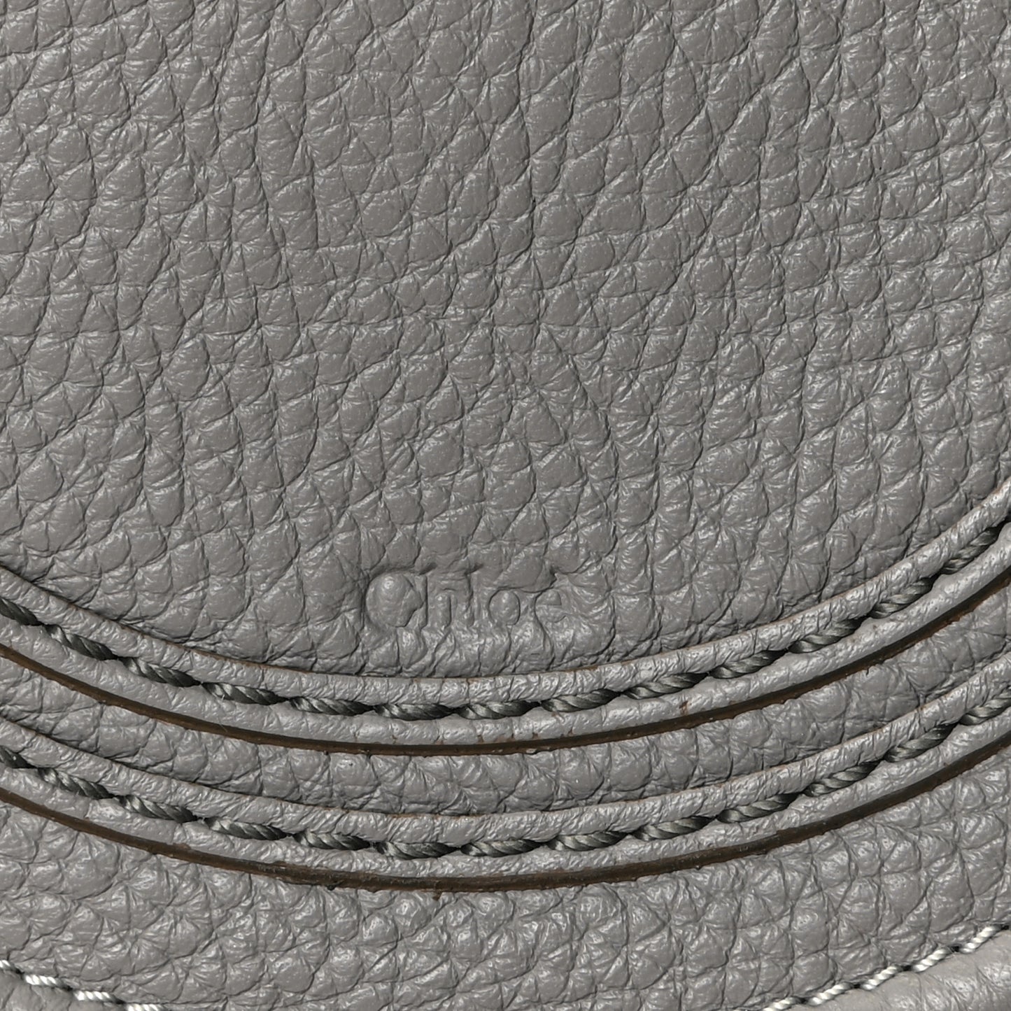 Calfskin Mini Marcie Round Crossbody Bag Cashmere Grey