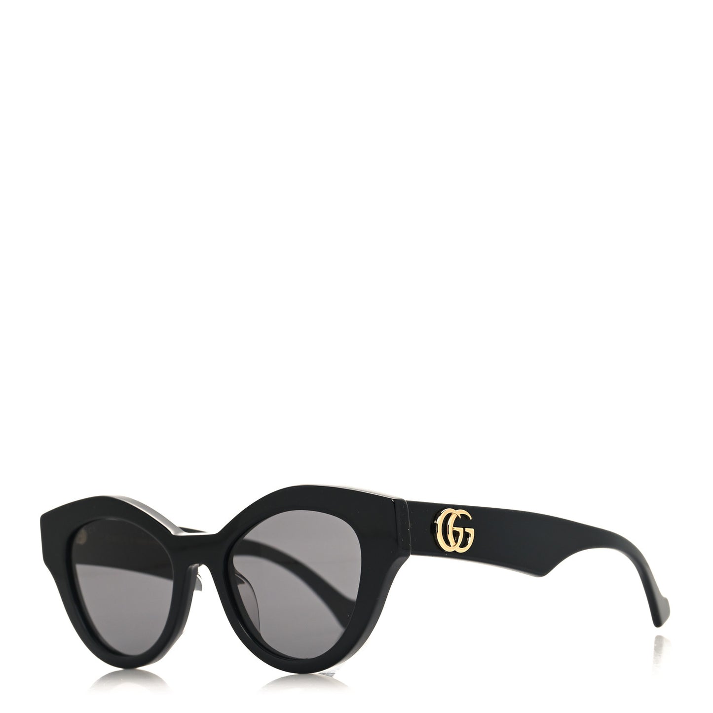 Acetate Square Frame Sunglasses GG0956S Black