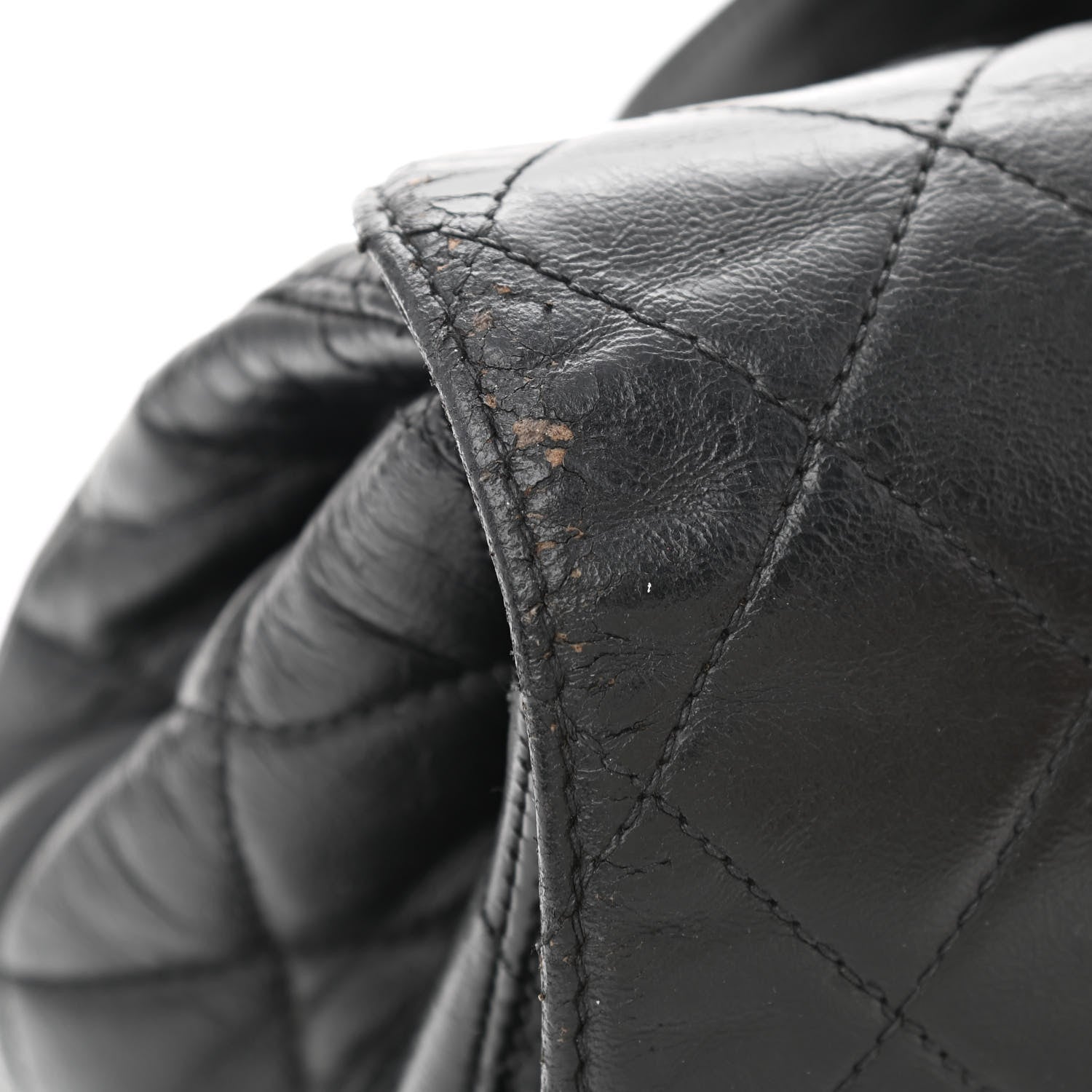 Chanel Lambskin Quilted Backpack Black 14 of 16