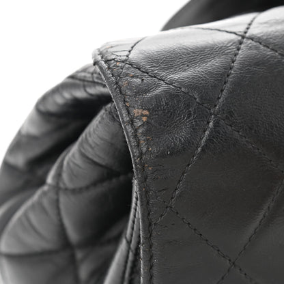 Chanel Lambskin Quilted Backpack Black 14 of 16