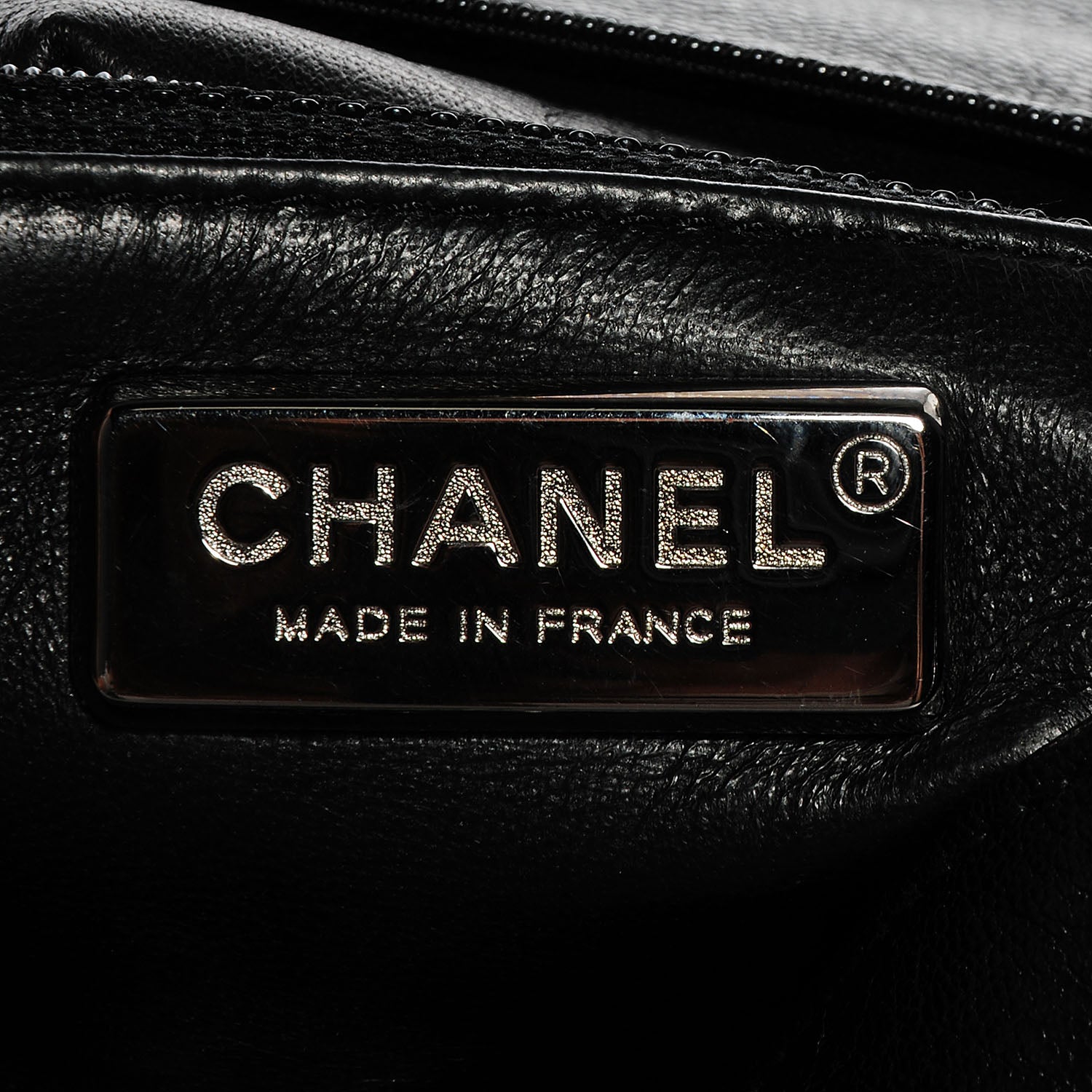 Chanel Metallic Goatskin Luxe Ligne Flap Bag Black 5 of 7
