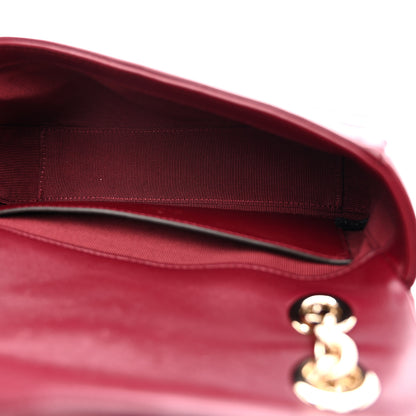 Gucci Lambskin Matelasse Small GG Marmont Shoulder Bag Rosso Ancora 5 of 12