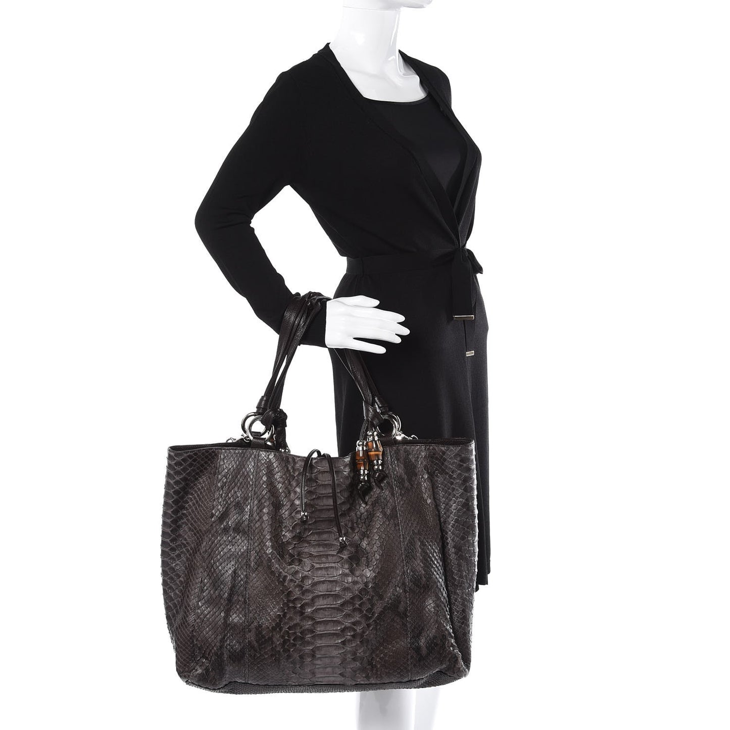 Python Large Jungle Tote Grey