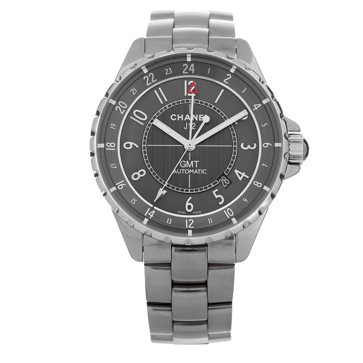 Titanium Ceramic 41mm J12 GMT Automatic Watch