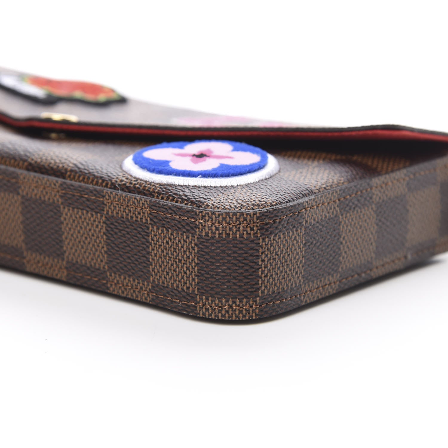 Louis Vuitton Monogram My LV World Tour Pochette Felicie Chain Wallet Coquelicot 10 of 10