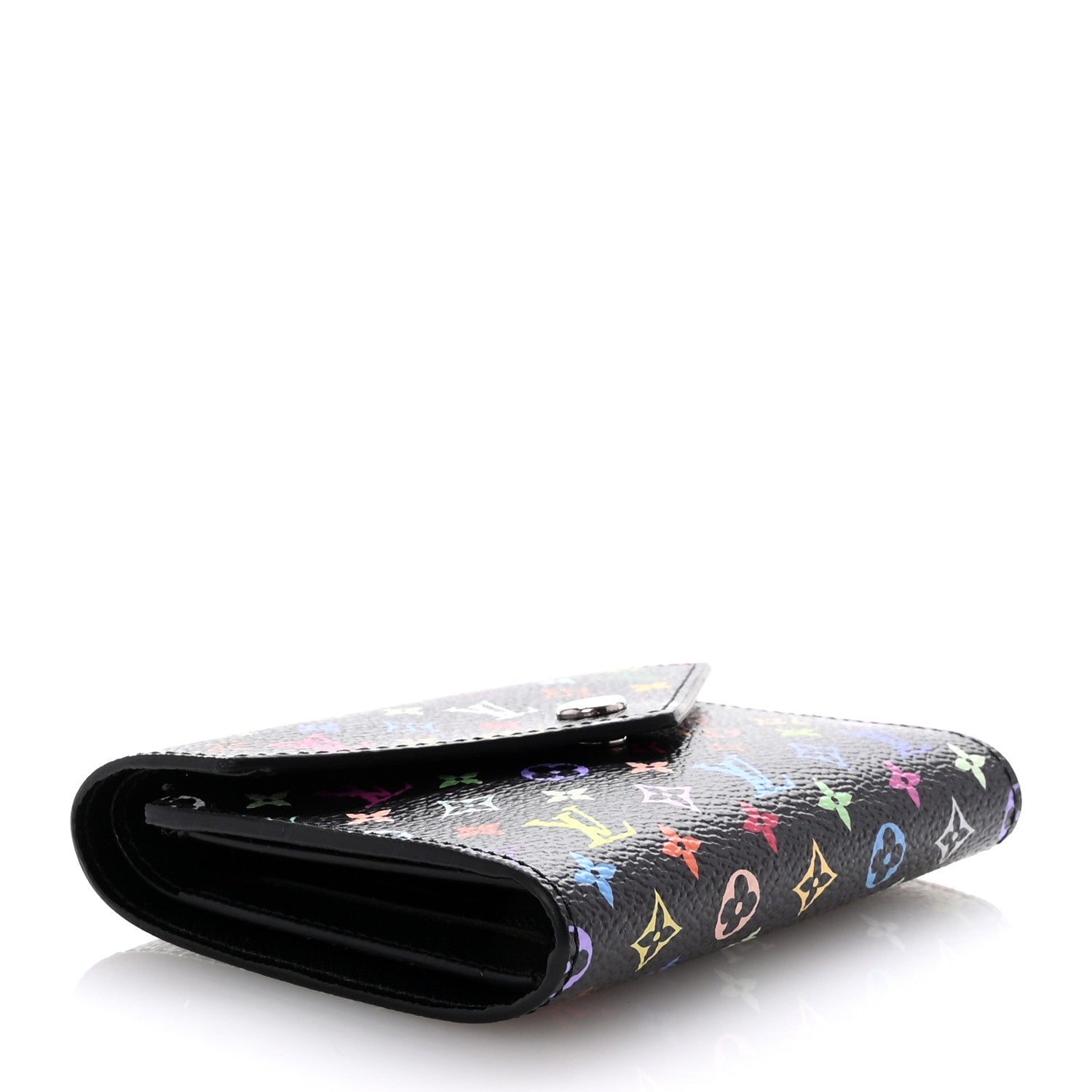 Louis Vuitton LV X TM Monogram Multicolor Victorine Wallet Black 4 of 7