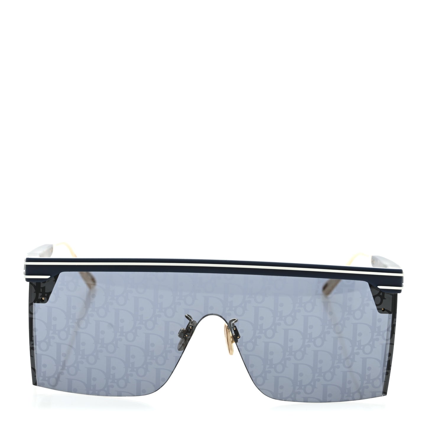 Oblique Diorclub M1U Mask Sunglasses Blue