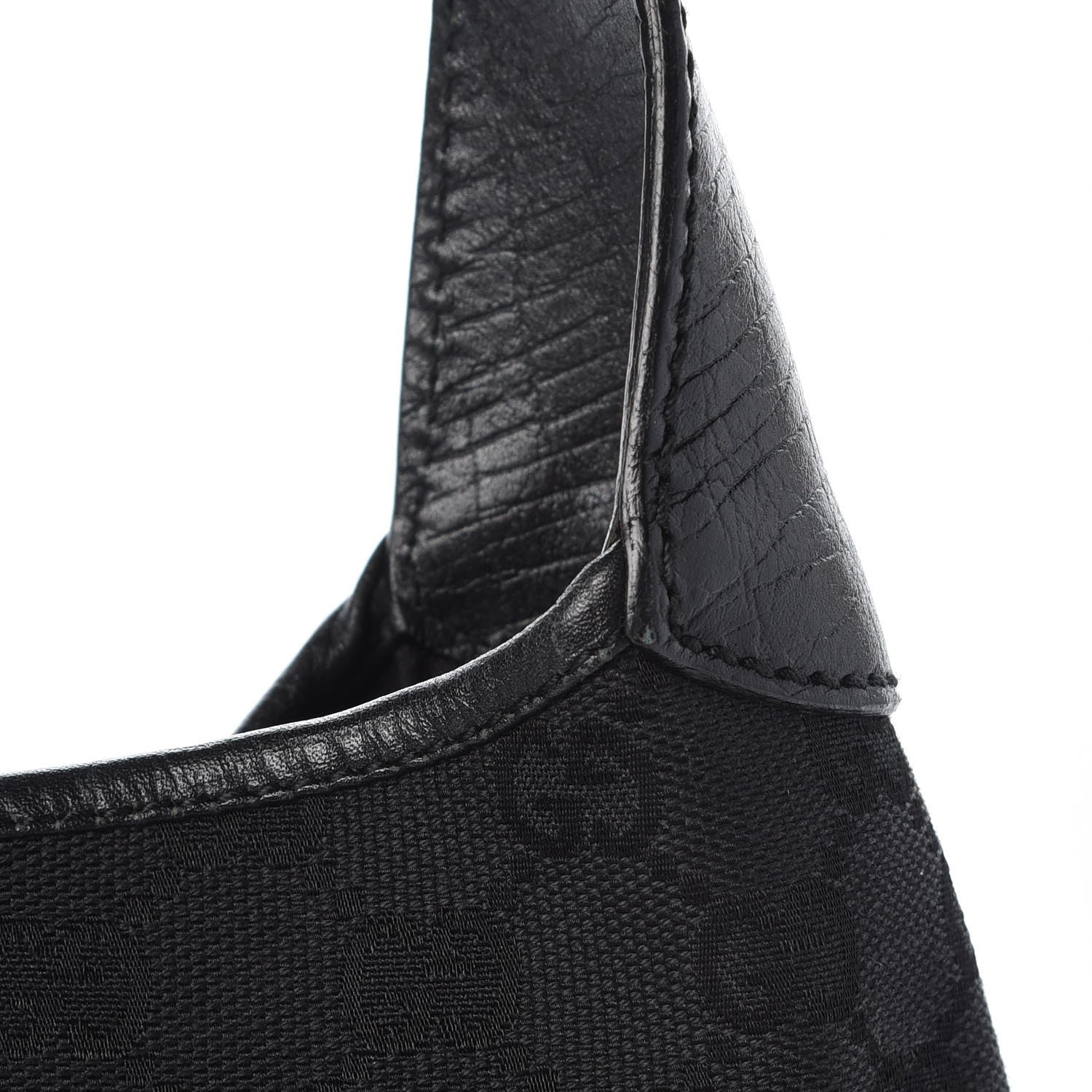 Gucci Monogram Small Jackie O Hobo Black 12 of 16