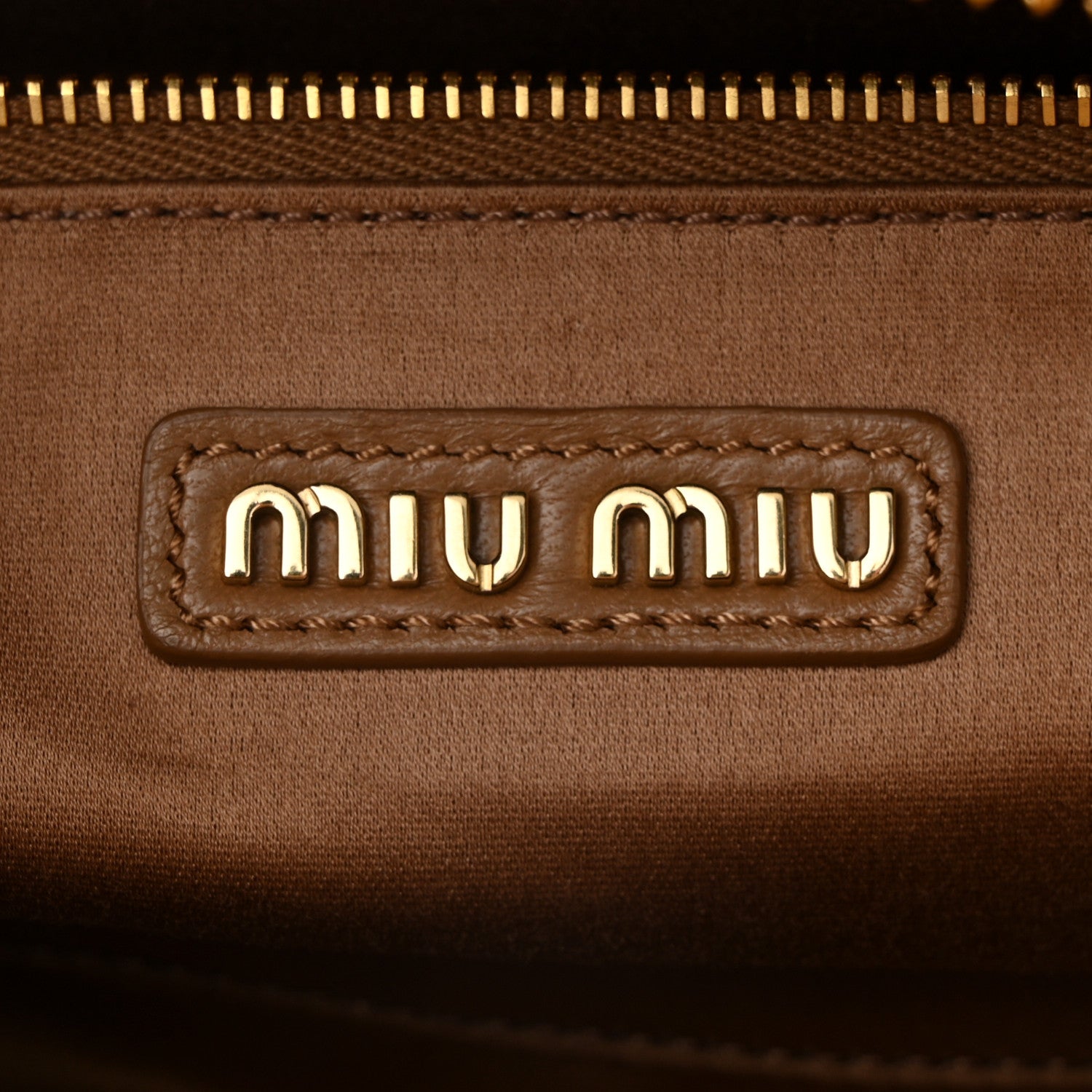 Miu Miu Nappa Matelasse Large Arcadie Top Handle Bag Caramel 6 of 10