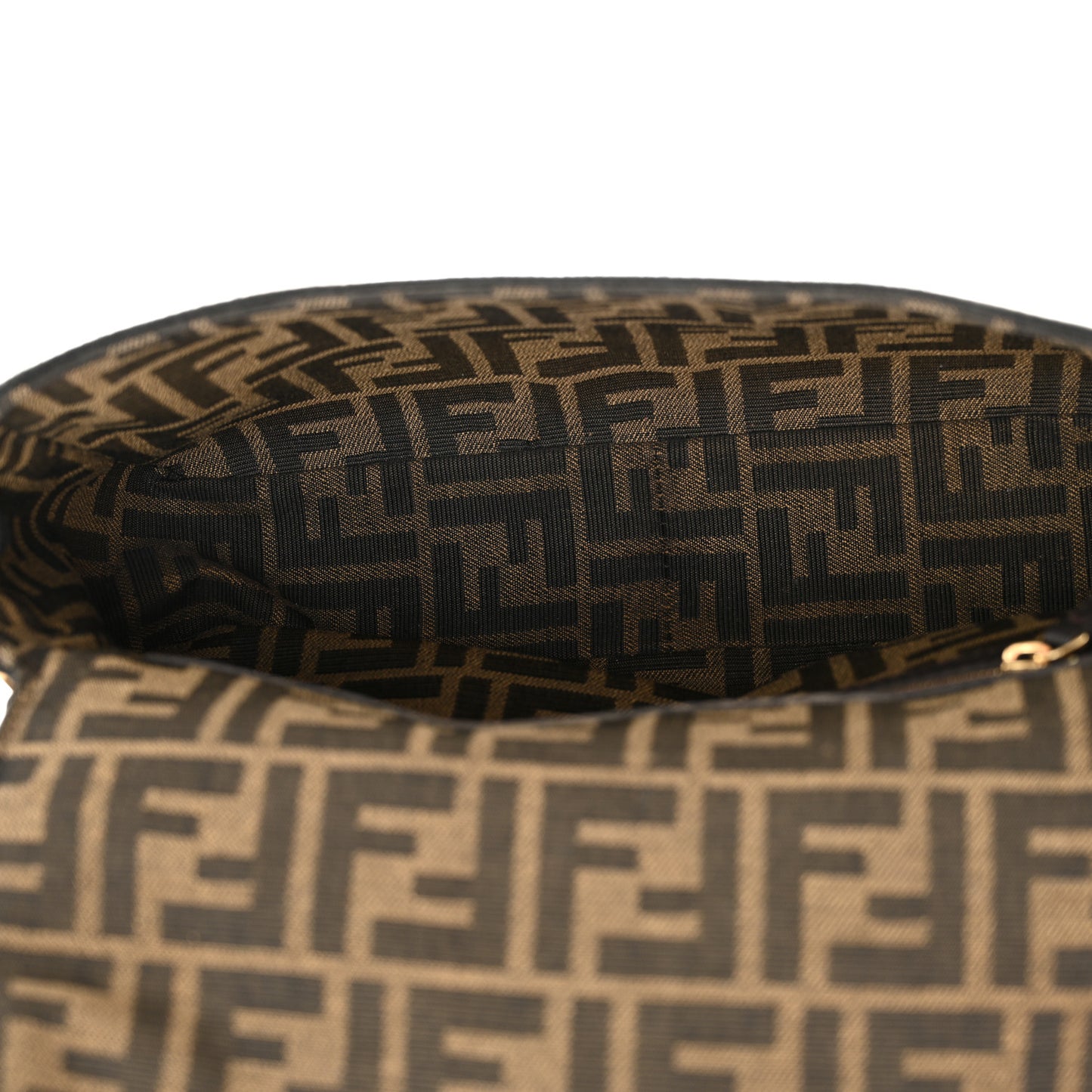 Fabric Jacquard FF 1974 Medium Baguette Tobacco Moro Black