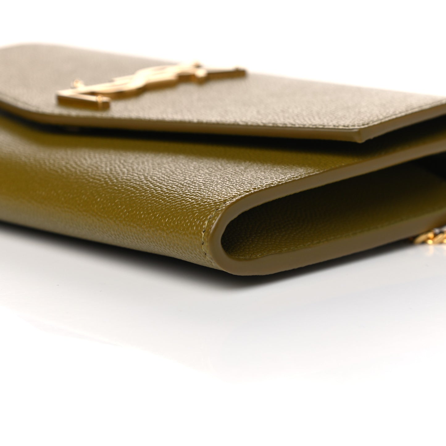 Grain De Poudre Monogram Uptown Chain Wallet Olive