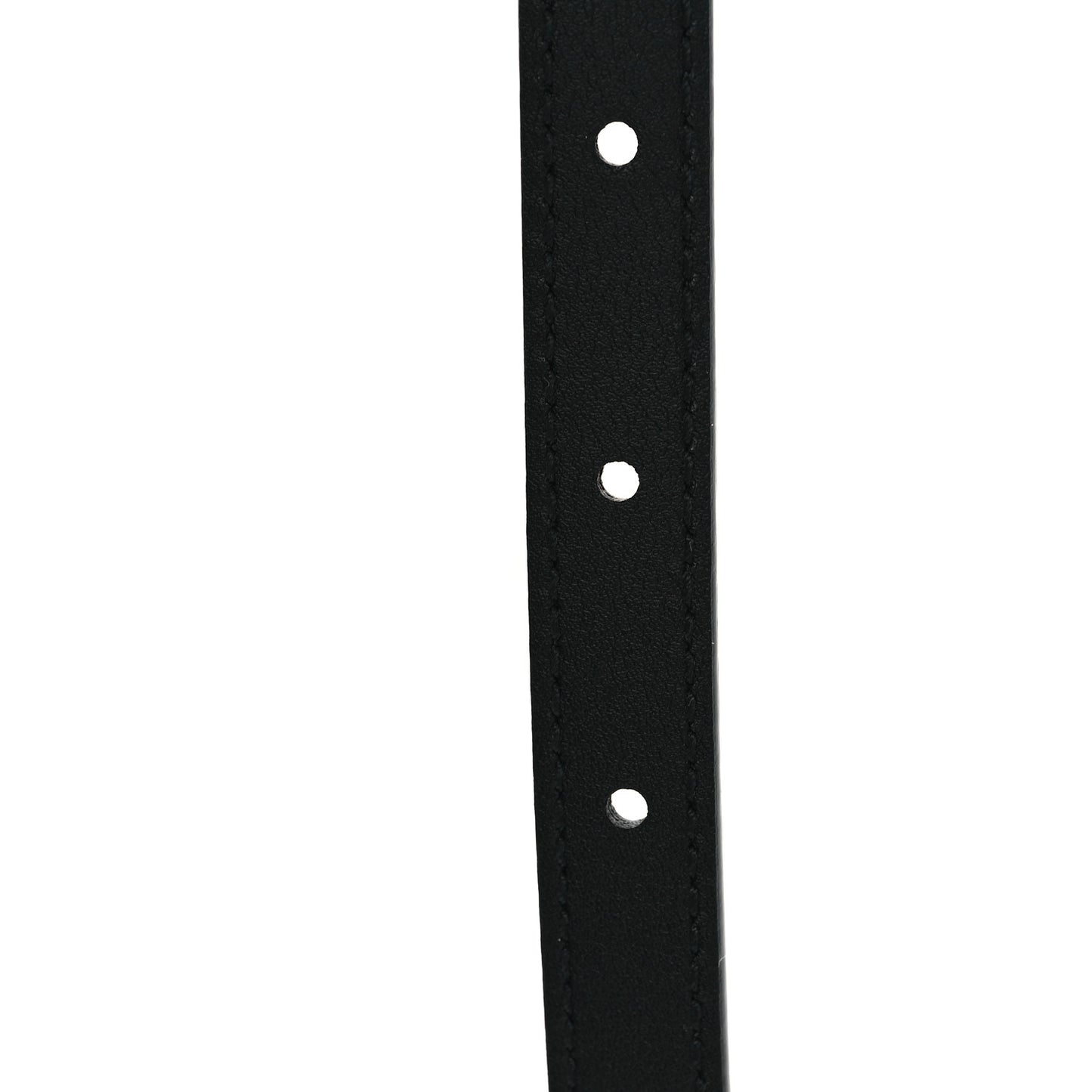 Plutone Calfskin Gucci Buckle 20mm Thin Belt 75 30 Black