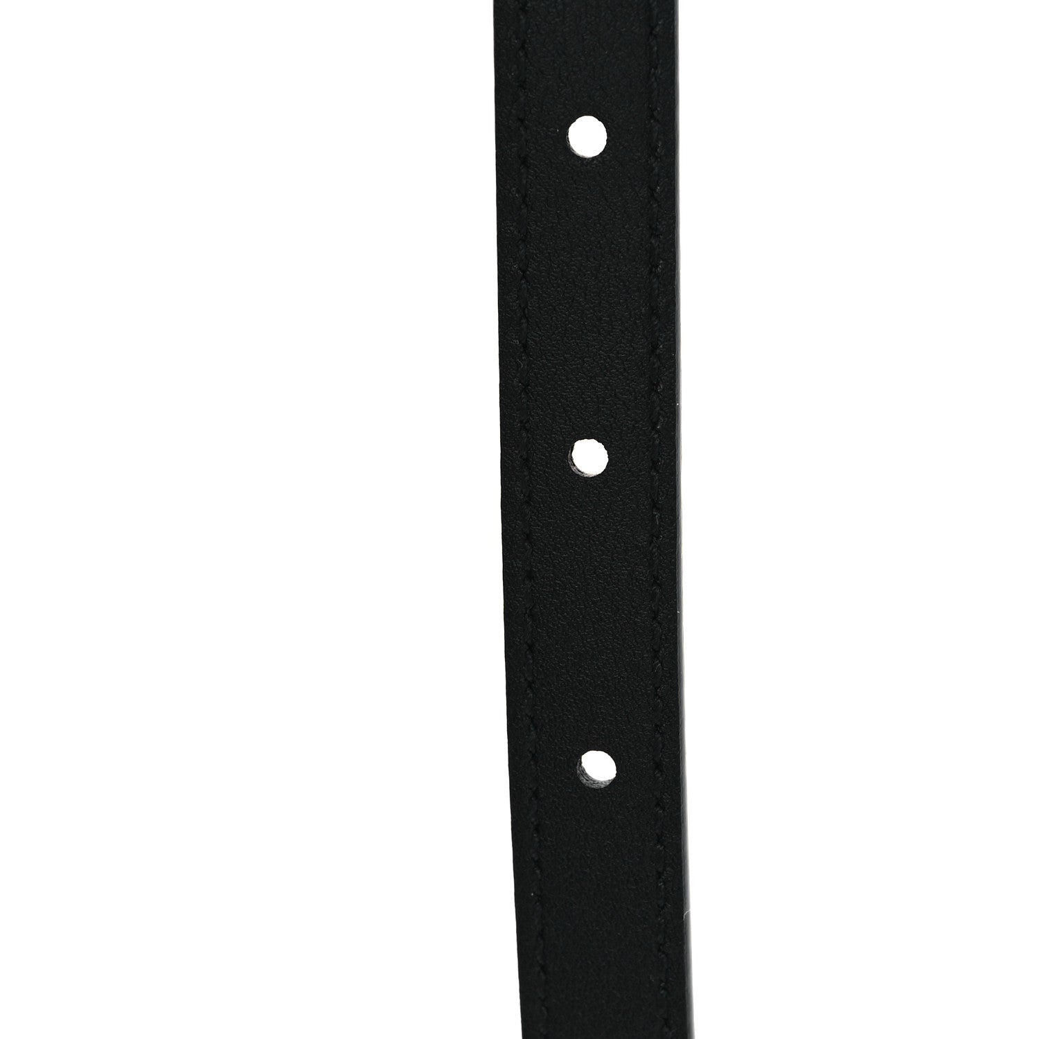 Gucci Plutone Calfskin Gucci Buckle 20mm Thin Belt 75 30 Black 4 of 5