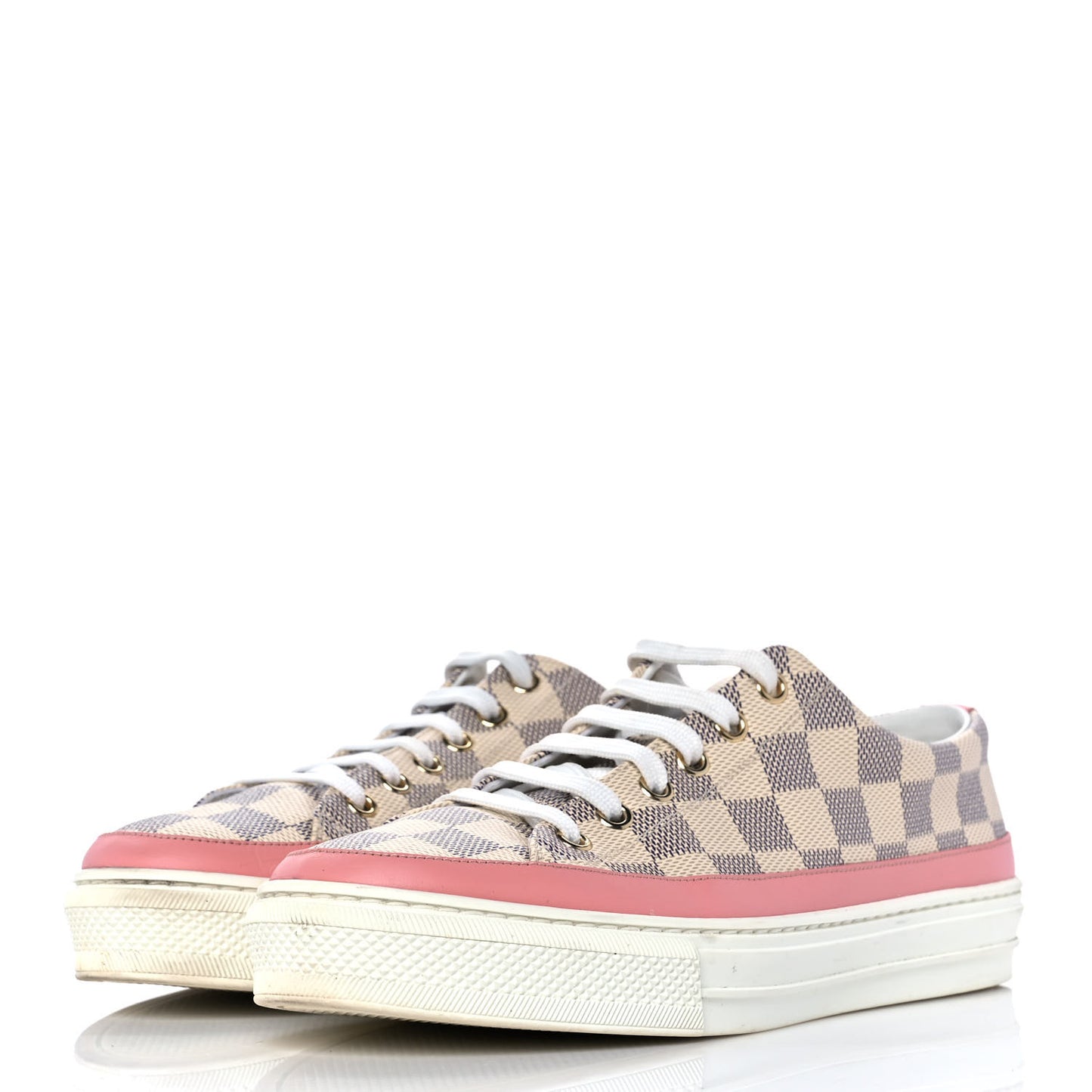 Damier Azur Stellar Sneakers 38 Rose Ballerine