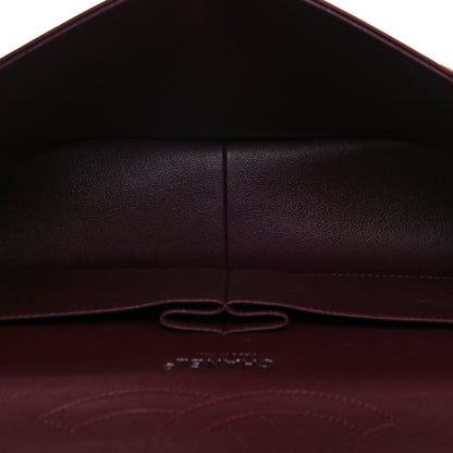 Chanel Lambskin Quilted Jumbo Double Flap Burgundy 5 of 15