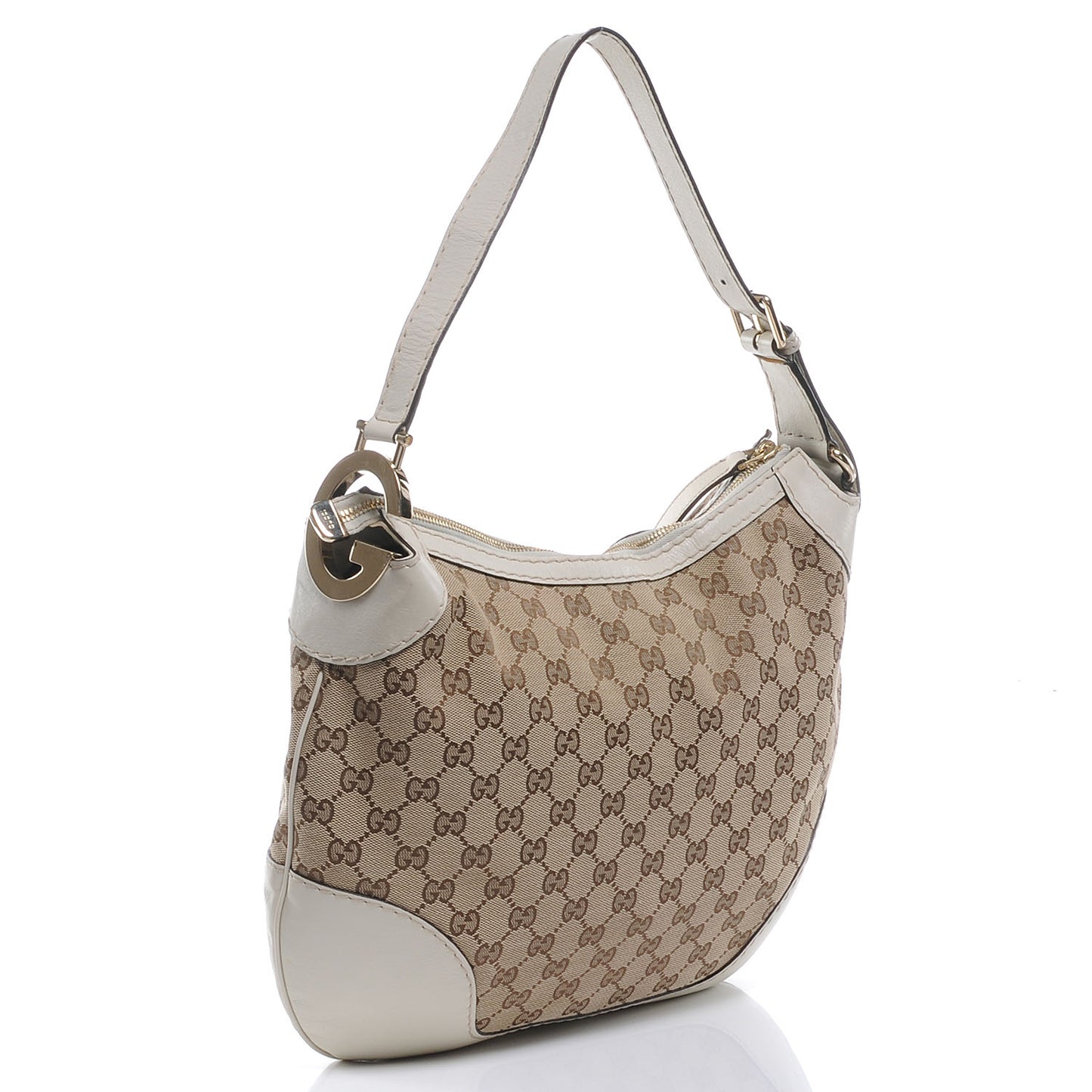 Monogram Charlotte Hobo Off White