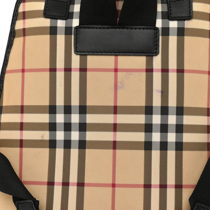 Burberry Canvas House Check Backpack Black 17 of 18