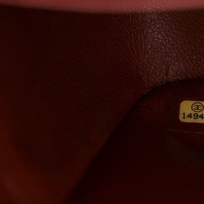 Chanel Caviar Quilted Jumbo Double Flap Dark Red 7 of 12