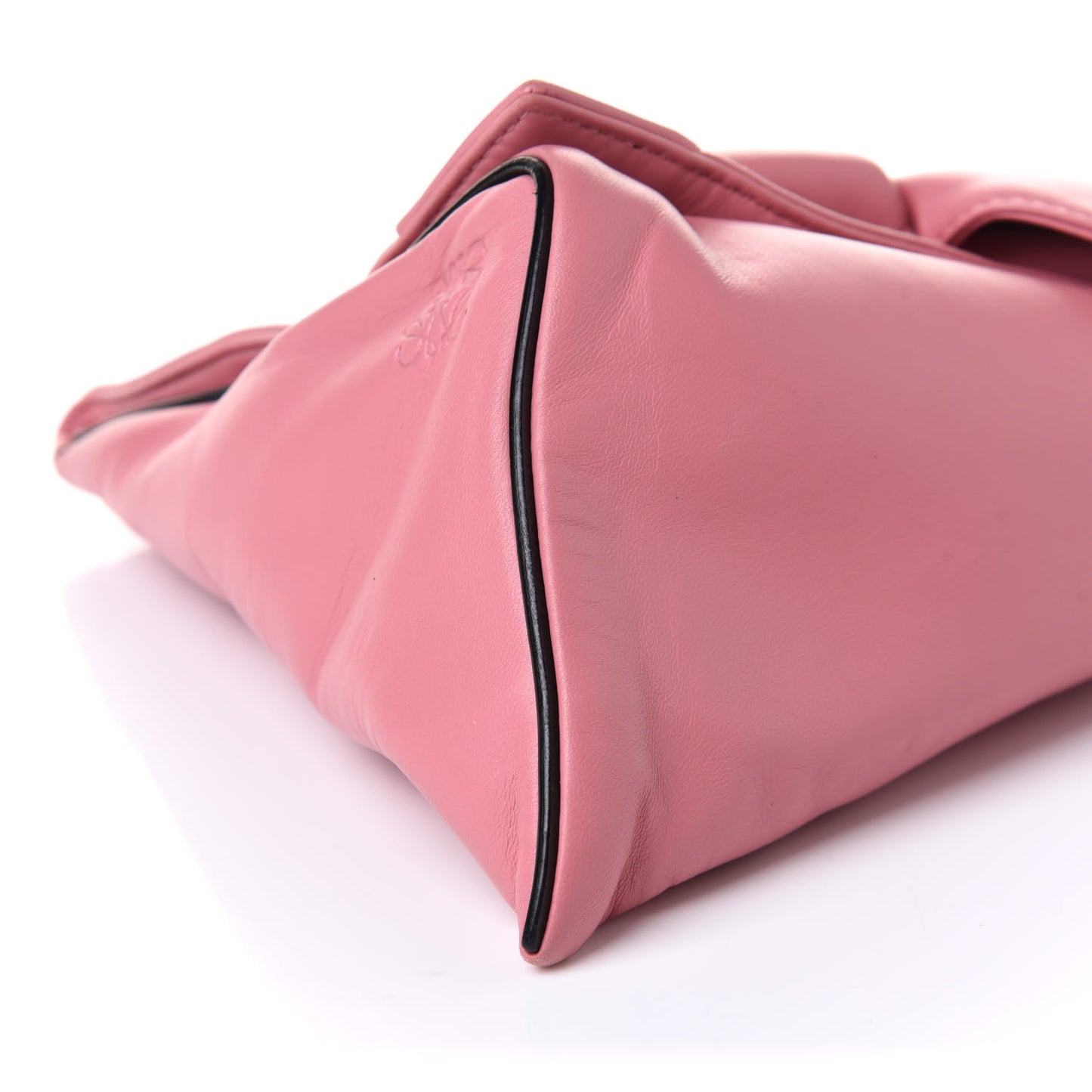 Nappa Wedge Clutch Candy