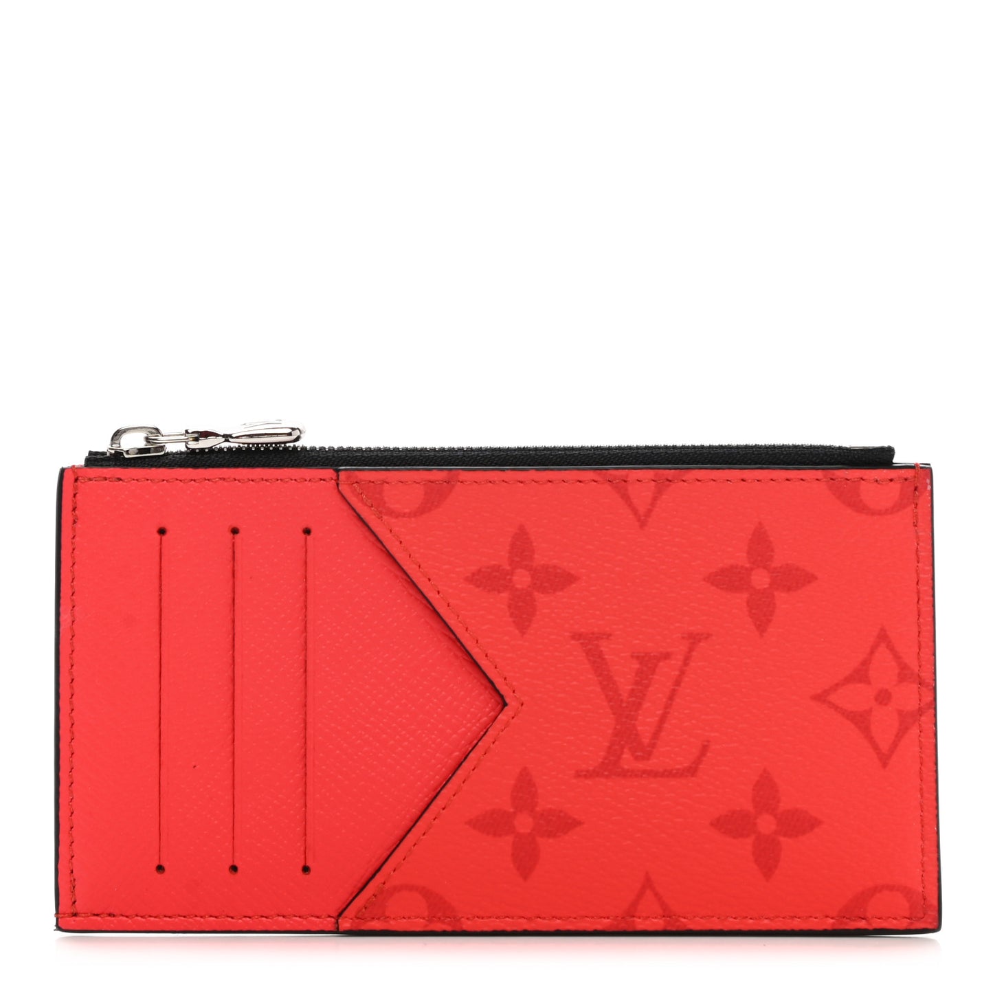 Taigarama Coin Card Holder Fire Red